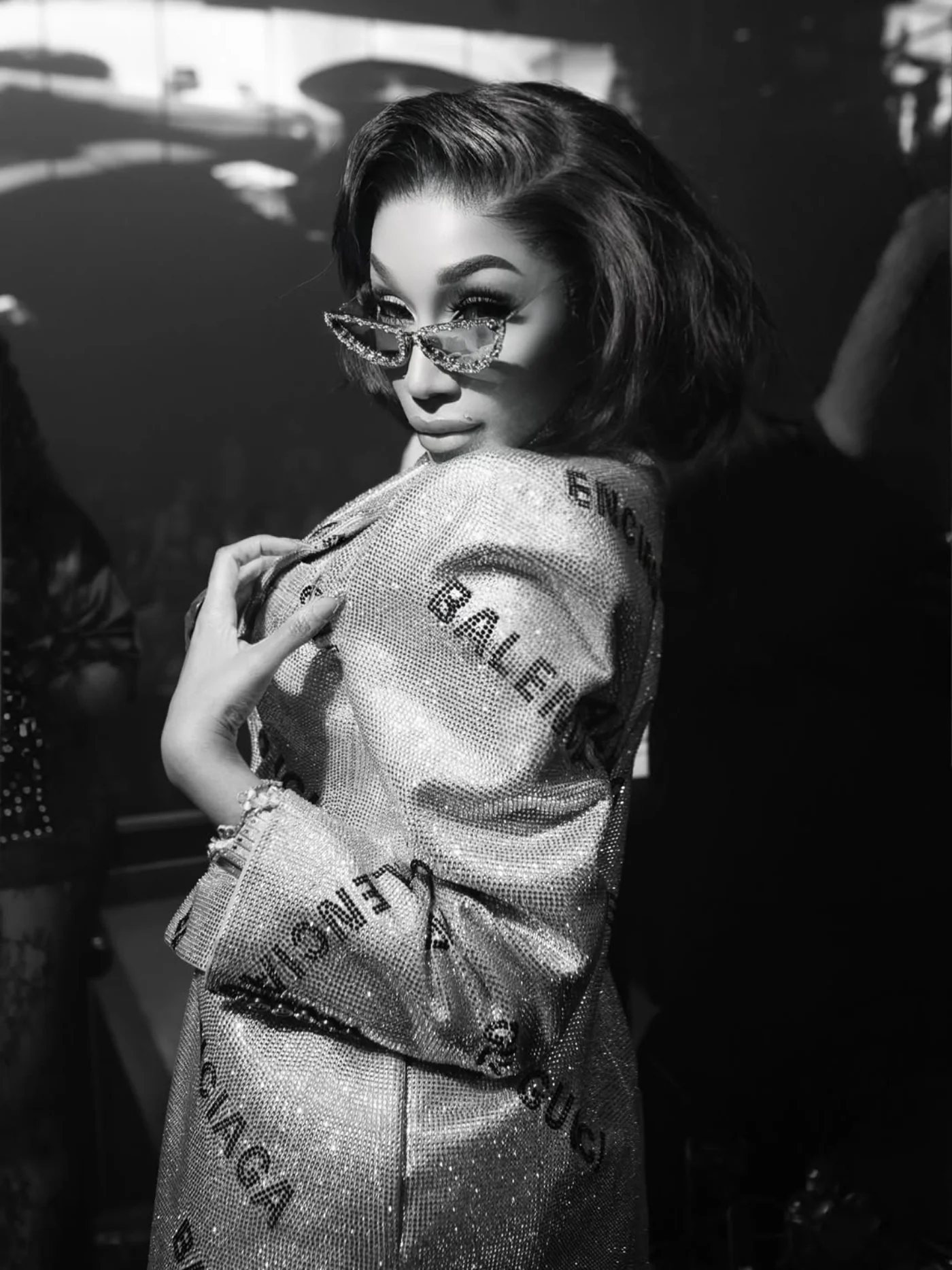 Emma Lohoues — editorial portrait, restaurant